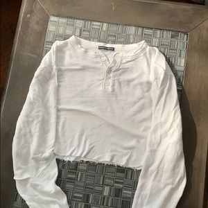 Cropped brandy melville long sleeve